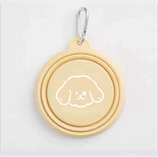 Pets Go Out Folding Bowls for Dogs Outdoor Drinking Bowls for Dogs Portable Silicone Bowls Folding Cat Bowls Dog Bowls