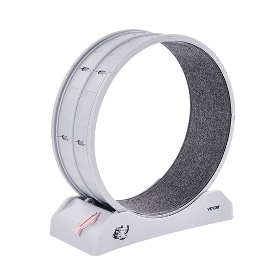 Cat Exercise Wheel 31.5 in Large Indoor Cat Running Wheel Treadmill White