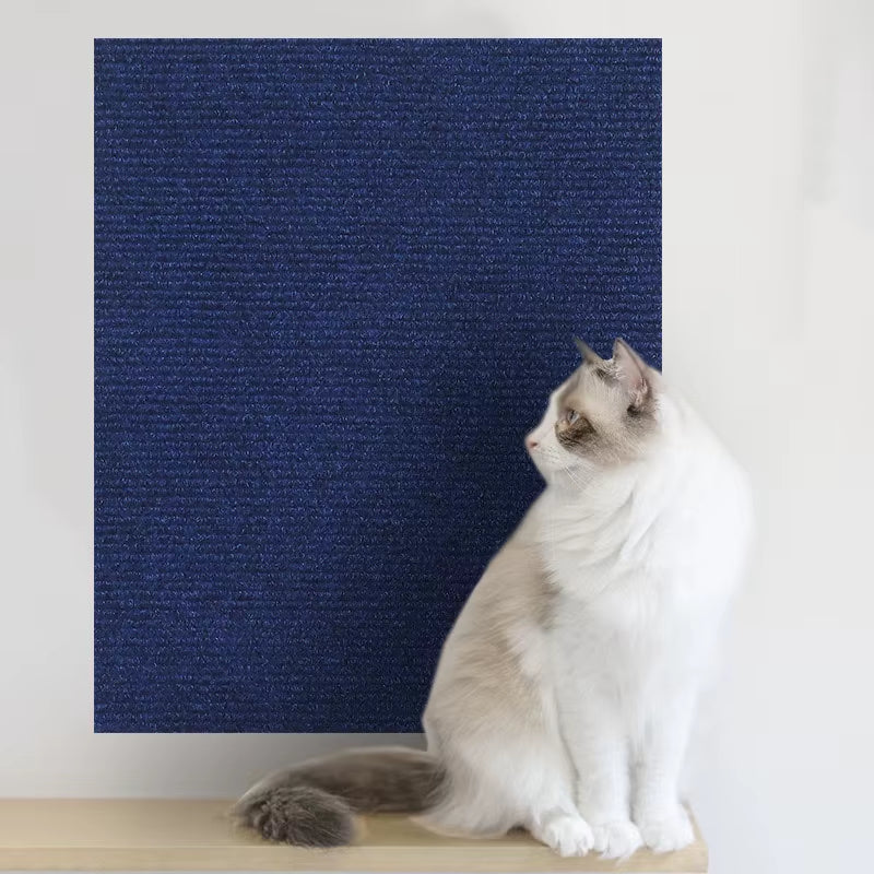 Self-Adhesive Cat Scratching Mat Trimmable Cat Carpet Cat Scratching Carpet Corner Wall Cat DIY Scratch Sofa Furniture Protector
